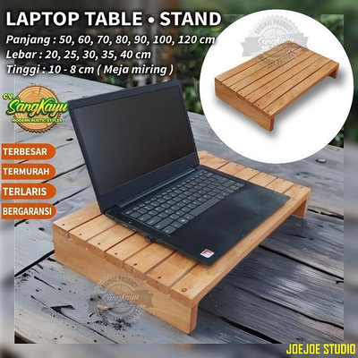MTX旗艦店Kayu 便攜式簡約木製筆記本電腦桌 40cm 20cm