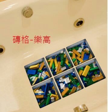 喬許雜貨鋪-3D浴缸貼磁磚貼裝飾牆貼-磚格樂高