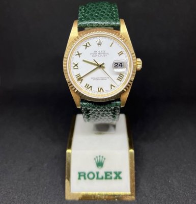 鋼鐵錶棧勞力士Rolex16238 黃18K金盒單齊全白瓷面羅馬