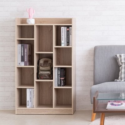 [ 家事達 ]FR-十一格櫃-淺橡木色&DIY組合傢俱 特價 書櫃 收納櫃