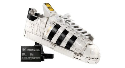 [現貨 公司貨] LEGO 10282 樂高LEGO 愛迪達 adidas Originals Superstar 聯名經典款 10282 創意系列經典球鞋擺飾
