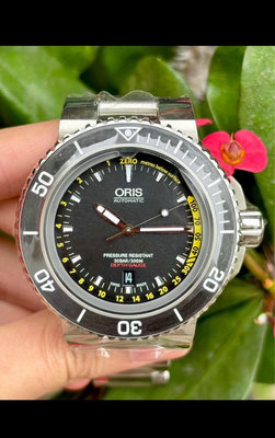 ORIS 豪利時 深度測量錶 錶徑46mm 型號01 733 7675 4154  自動上鍊機芯