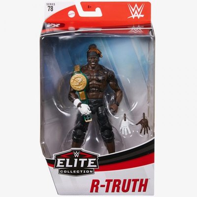 [美國瘋潮]正版WWE R-Truth Elite #78 Figure 真理24/7全時硬核冠軍精華版人偶公仔附腰帶