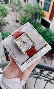 雅格時尚精品代購Michael Kors MK2770 典雅方形真皮錶帶手錶  超薄型款腕錶 歐美時尚 美國代購