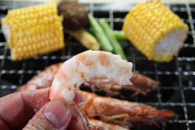 【中秋烤肉食材】來點新鮮的~烤斑節蝦(明蝦)10尾/約420g~頂級海鮮食材~絕對挑動您的味蕾~
