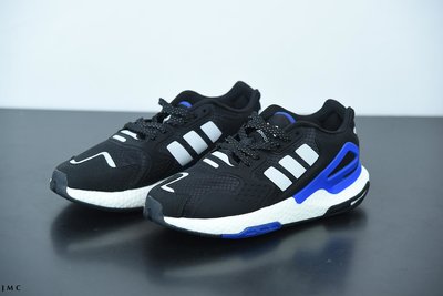 ADIDAS ORIGINALS DAY JOGGER 黑白藍 緩震慢跑鞋 男女鞋 FW4041