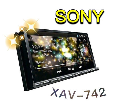 🔥原廠🔥【SONY-索尼】XAV-742汽車音響 觸控機 7吋 支援蘋果/手機鏡像/藍牙/USB/DVD/CD 2DIN