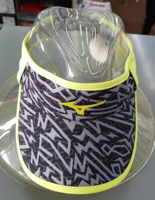 (易達高爾夫)全新原廠MIZUNO 52TW600307 碳黑/螢光黃色 高爾夫球帽 空心帽