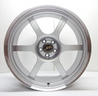 【超前輪業】全新 ESH-RS6 鍛造鋁圈 輕量化 19吋鋁圈 5孔100 5/100 銀色車邊 特價