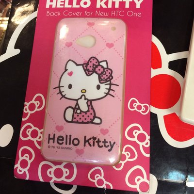 Gift41 4165 新莊店 HTC ONE 三麗鷗 hello kitty 凱蒂貓 可愛 造型 手機殼 073318