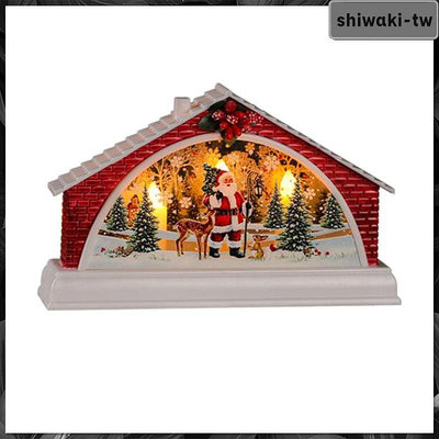 [ShiwakiTW] 聖誕蠟燭茶燈裝飾裝飾品節日露台戶外禮物裝飾