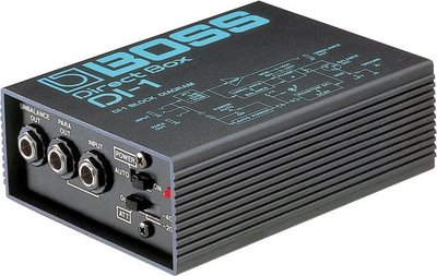 《民風樂府》BOSS direct box DI-1 訊號轉換盒 主動式 DI BOX 錄音作場都適用