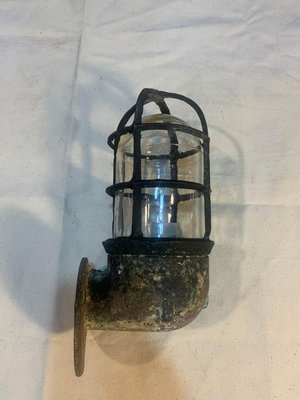 早期銅製船燈