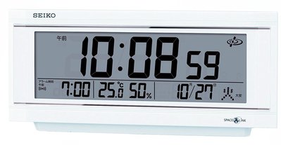 日本正版 SEIKO CLOCK SPACE LINK 時鐘 電子鬧鐘 桌鐘 GP501W 日本代購