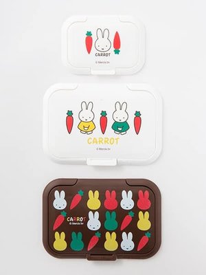 ˙ＴＯＭＡＴＯ生活雜鋪˙日本進口雜貨人氣日本製北歐風米菲兔Miffy紅蘿蔔系列高質感濕紙巾蓋(現貨+預購)