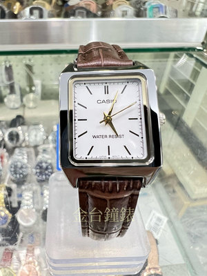 【金台鐘錶】CASIO 卡西歐 LTP-V007L-7E2 皮帶 方形 (女錶) (哈韓) 必備的基本錶款(半金x釘面)