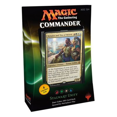 免運送牌套 MTG Commander 2016 C16 魔法風雲會 指揮官 紅綠白藍 4色 英文正版益智桌上遊戲