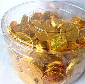 金幣巧克力1桶1000G