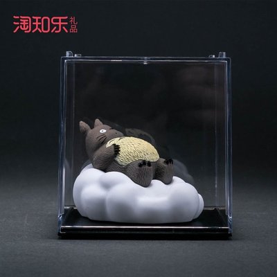 現貨熱銷-日本動漫機器貓熊本龍貓比卡丘手機座創意支架云朵公仔擺設玩偶