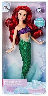 預購 美國帶回 Disney 小美人魚迪士尼ARIEL公主 洋娃娃 玩偶 生日禮 玩具 芭比娃娃