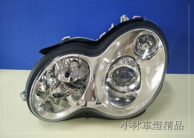 ※小林車燈※全新外銷件BENZ W203 AMG 晶鑽/黑框 魚眼大燈 特價中