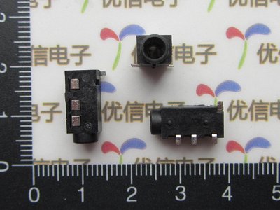PJ-320D 貼片耳機插座 電子配件 Ｗ２ [70894] z99