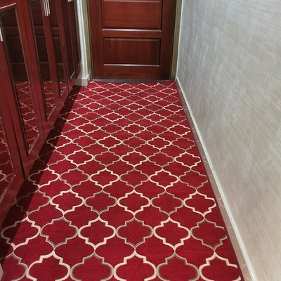 紅色地墊進門家用客廳臥室地毯喜慶地板腳墊定制門口新年入戶墊子~熱賣款！