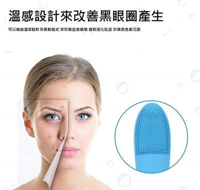 洗臉機 拉皮機 潔面儀 導入儀 雙效溫感按摩洗臉機 聲波熱能SPA按摩 醫療型矽膠 全機防水IPX7