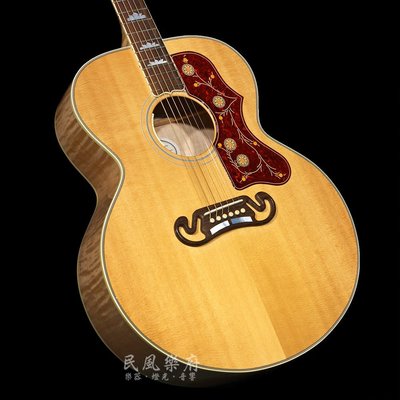 《民風樂府》Gibson J-200 AN 原木色 Jumbo琴身 經典傳奇型號 木吉他的王者 全新品公司貨