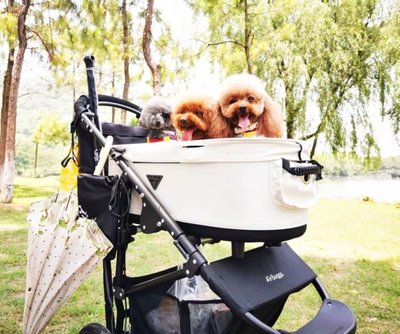 現貨 寵物推車日本代購air buggy for dog寵物推車寵物專用帶手剎包稅S M碼