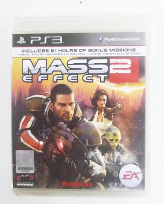 PS3 質量效應 2 Mass Effect 2 (英文版)**(二手片-光碟約9成5新)【台中大眾電玩】