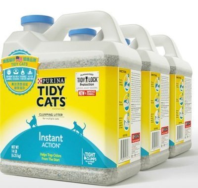 《好市多COSTCO 網路線上代購》Tidy Cats 高效清香凝結罐裝貓砂 6.35公斤 X 3罐
