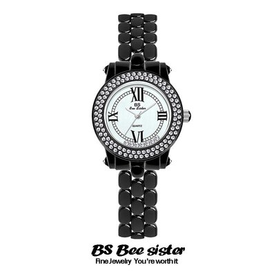 現貨手錶腕錶BS新款熱銷手錶廠家直銷酷炫黑走珠時來運轉外貿女錶FA0656