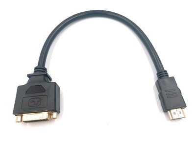 HDMI轉DVI HDMI公轉DVI母 正反轉轉接線 DVI-I 24+5母轉HDMI公 DB-038