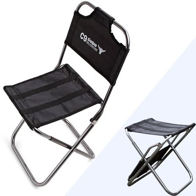 高強度7075鋁合金靠背折疊椅(附收納袋.兩用) 矮凳 釣魚椅 戶外椅 休閒椅 椅子 輕便椅