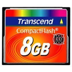【柯達行】創見 Transcend CF記憶卡 8G 133倍速 終身保固~加送螢幕保護貼/免運