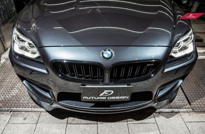 【政銓企業有限公司】BMW F06 F12 F13 M6 V款 V牌 碳纖維 卡夢前下巴 現貨供應 免費安裝 密合度保證