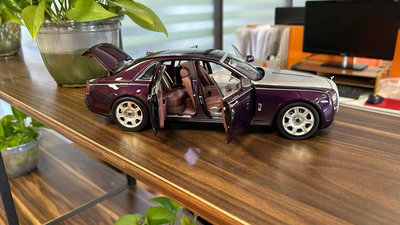 汽車模型 京商 1:18 Kyosho Rolls Royce Gohst 合金轎車模型 全開汽車模型