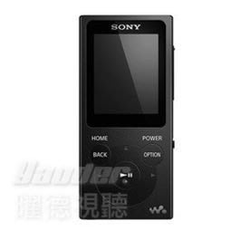 【曜德】SONY NW-E394 黑色 8GB 數位隨身聽 震撼低音