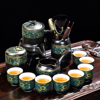茶具陶瓷功夫茶具套裝創意自動家用懶人防燙復古簡約辦公泡茶批發