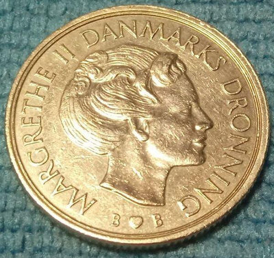 丹麥 KM#862.2 1980 1 Krone