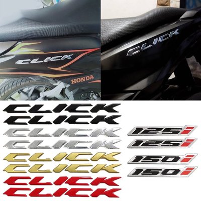 CLICK125i 150i機車徽標徽章標誌貼紙  油箱車身貼花 Honda本田車貼