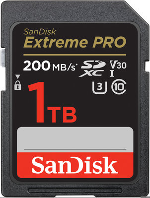 SanDisk Extreme PRO 1TB SDXC UHS-I/U3/V30 影像儲存記憶卡【風和資訊】