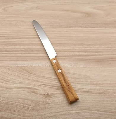 【Apple 艾波好物】日本燕三条 天然木 木質 木柄 刀子 餐刀