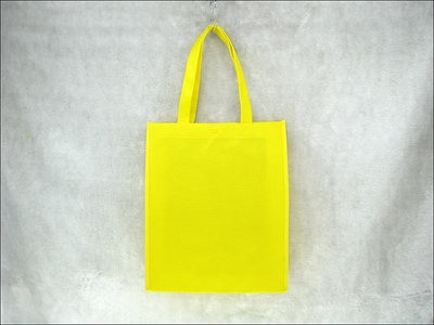 不織布環保袋(30*36*9)-BAG-010 黃色