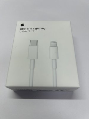 （歐洋O-CEAN賣場）蘋果 APPLE IPHONE IPAD 原廠充電線2米（USB-C to Lightning）