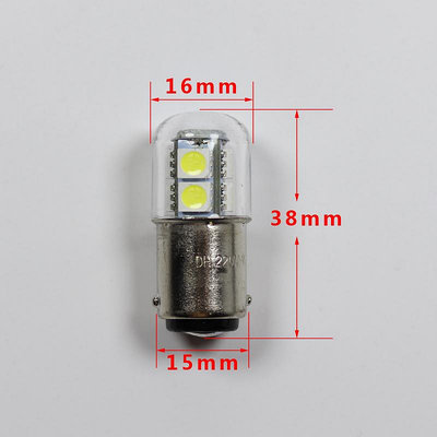 新品B15卡扣指示燈泡LED貼片12v24v110v130v220v240v高亮警示燈彩