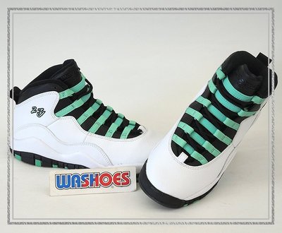 Washoes Nike Air Jordan 10 GS 復活節 Verde 705180-118 現貨4.5y