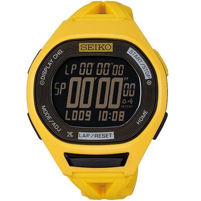 SEIKO PROSPEX 觸碰式夜光黃色多功能腕錶-44mm/S611-00A0Y(SBEG015J)