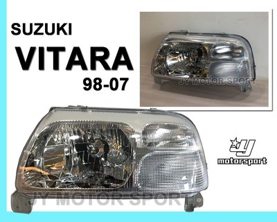 》傑暘國際車身部品《全新 SUZUKI 鈴木 金吉星 VITARA 98-07 年 原廠型 大燈 頭燈